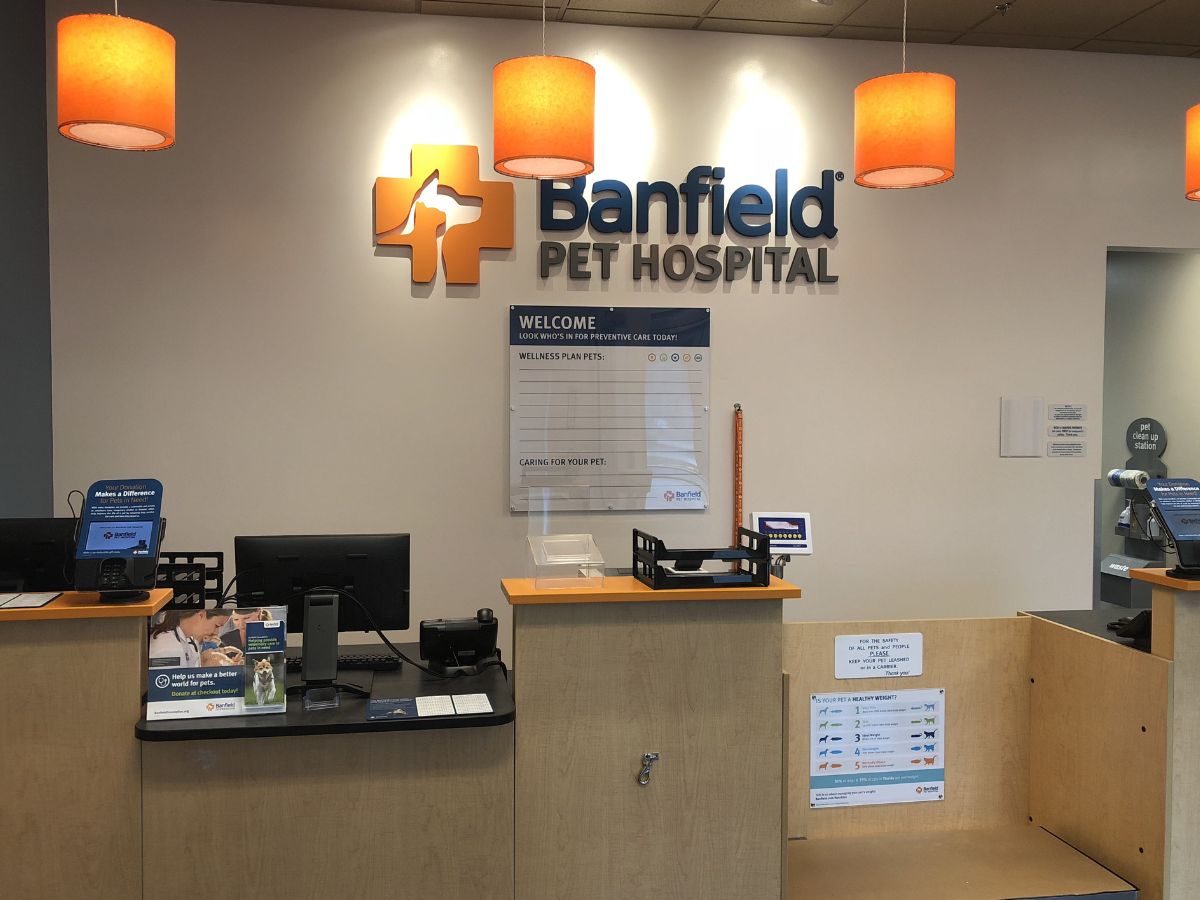 The Banfield Pet Hospital: Plantation front desk