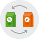 Illustration of pet food